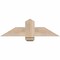 Ekena Millwork Eugene Smooth Timber Gable Bracket, Douglas Fir, 36"W x 10"H x 5 1/2"D x 5 1/2"F, 7/12 Pitch GBW036X10X0606EUG00SDF - alternate 1